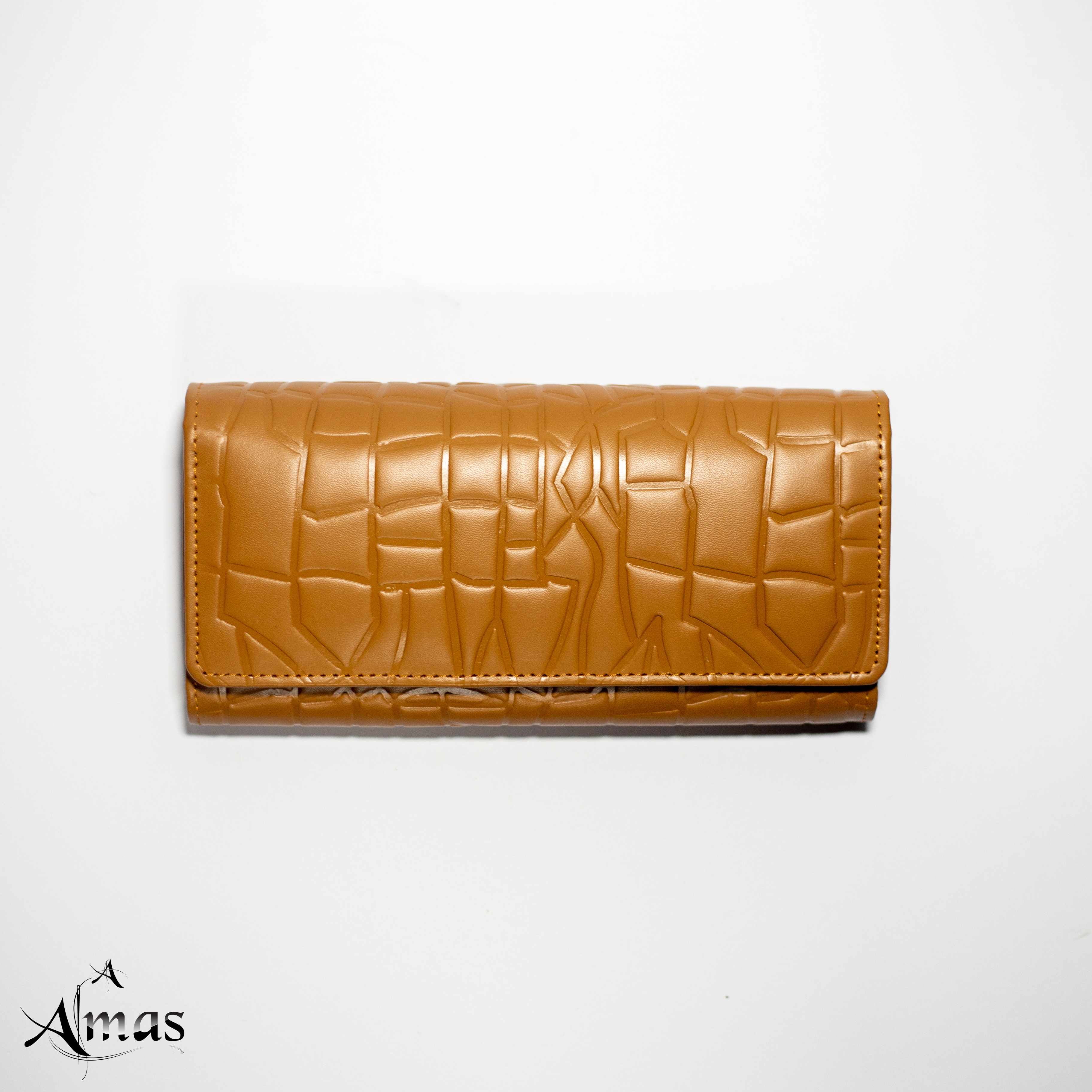 Almas leather wallet product photograph