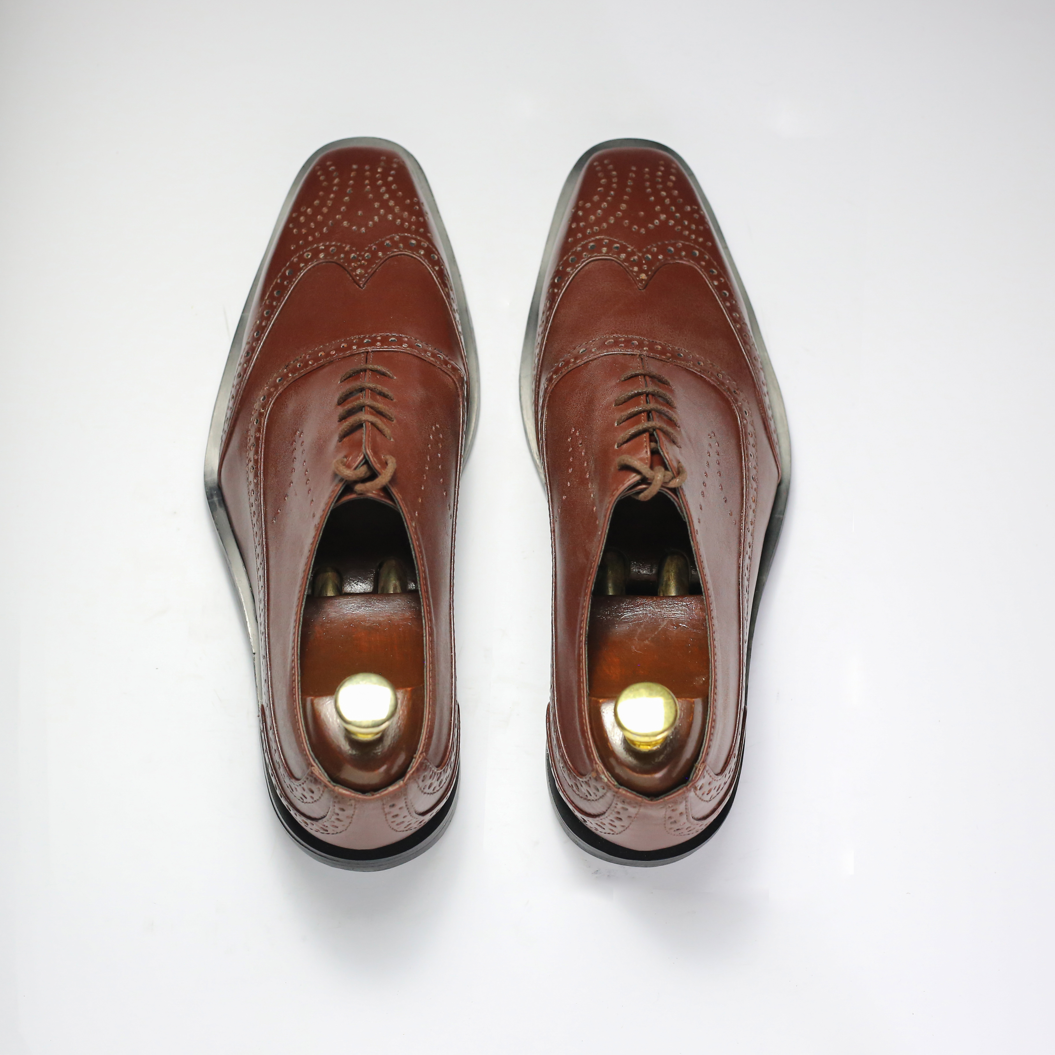 Larrigan brown brogue shoes