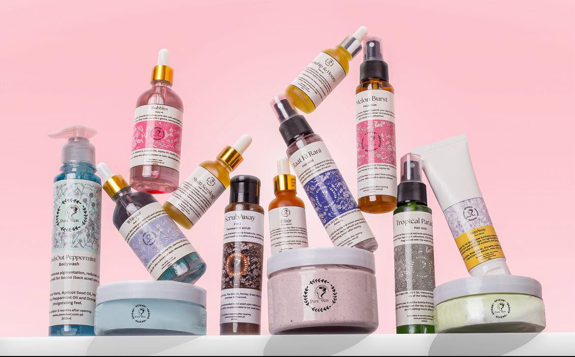 Pure Desi skincare products